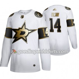 Dallas Stars Jamie Benn 14 Adidas 2019-2020 Golden Edition Wit Authentic Shirt - Mannen